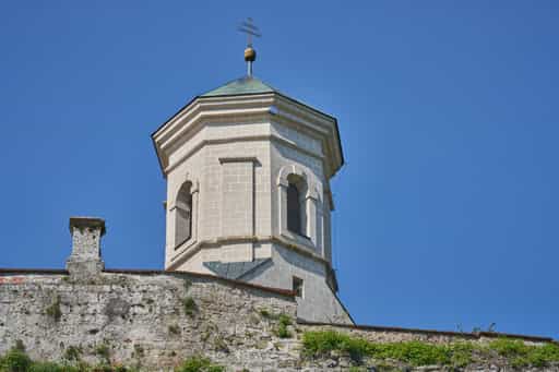 3. Kirchturm der Kirche Raitenhaslach, Altötting, Oberbayern