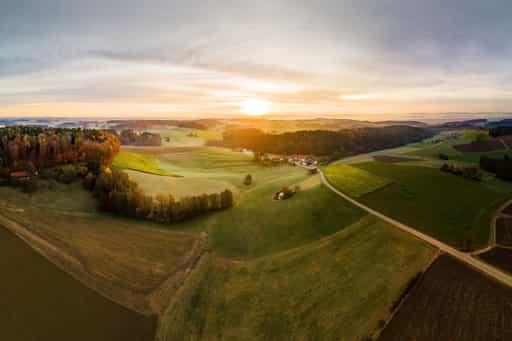 Alpenblick Öging, Landkreis Altötting, Oberbayern