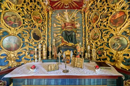 Altar Kapelle Ecksberg Altmühldorf Kronwidl, Oberbayern