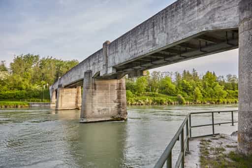 Alte Steinerne Brücke Töging am Inn, Altötting, Inn-Salzach