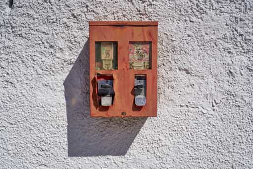 Alter Kaugummiautomat, Bad Griesbach, Passau, Niederbayern