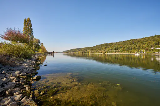 Ansicht Donau Hafen, Vilshofen, Passau, Niederbayern
