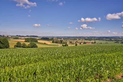 Aussicht auf Karpfham Landschaft, Bad Griesbach, Passau