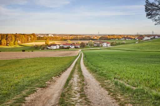 Aussicht Burghausen, Hörndlweg, Altötting, Oberbayern