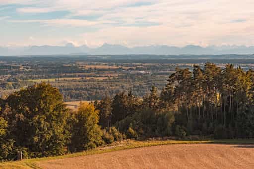 Aussicht von Bertenöder Kapelle, Stubenberg, Rottal-Inn