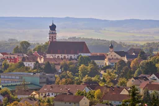 Aussicht von Waldwunderwelt auf Bad Griesbach, Passau