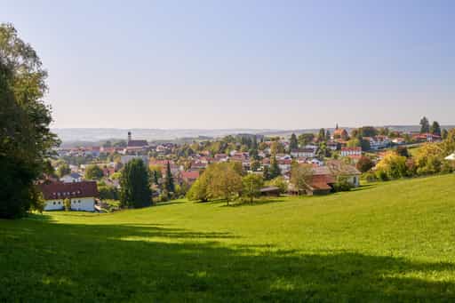 Aussicht von Waldwunderwelt auf Bad Griesbach, Passau