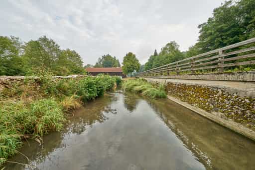 Bach, Hochmühle Reischach, Altötting, Oberbayern