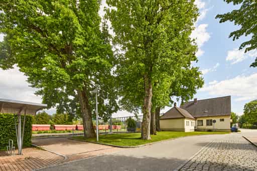 Bahnhof Garching, Landkreis Altötting, Oberbayern