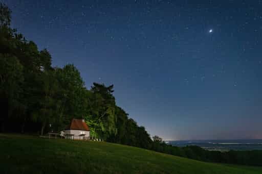 Bertenöder Kapelle, bei Nacht, Stubenberg, Rottal-Inn