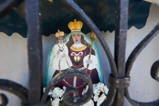 Bildstock Detail in Birnbach, Erlbach, Altötting, Oberbayern