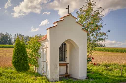 Bildstock Richtung Fränking, Niedertaufkirchen, Oberbayern
