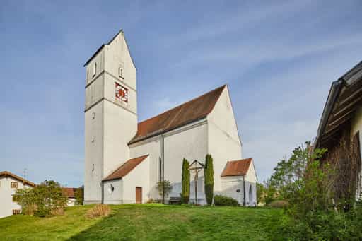 Ecking Kirche Außen, Reischach, Altötting, Oberbayern