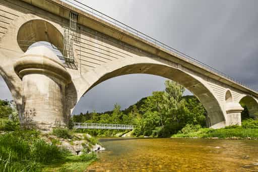 Eisenbahnbrücke über die Alz bei Garching, Altötting