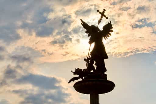 Engel Silhouette, Reichersberg, Bezirk Ried, Oberösterreich