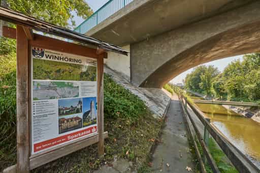 Enhofen Stauweiher Isenkanal Unterführung, Altötting