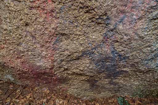 Felsenmalerei Teufelsfelsen, Waldwunderwelt, Bad Griesbach