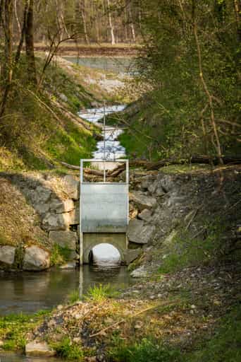 Fischtreppe am Inn Kraftwerk, Stammham, AÖ, Oberbayern
