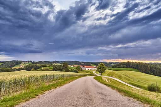 Friesung Richtung Oberfriesing, Reischach, Altötting
