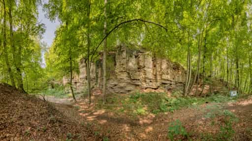 Geologische Orgeln Schroffen, Oberschroffen, Altötting