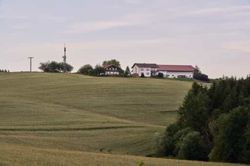 Großillenberg Blick nach Wipfelsberg, Reischach, Altötting