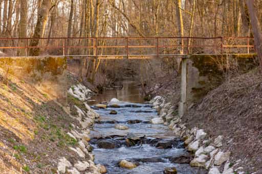 Hammerbach-Brücke am Sauloch, Mühldorf am inn, Oberbayern