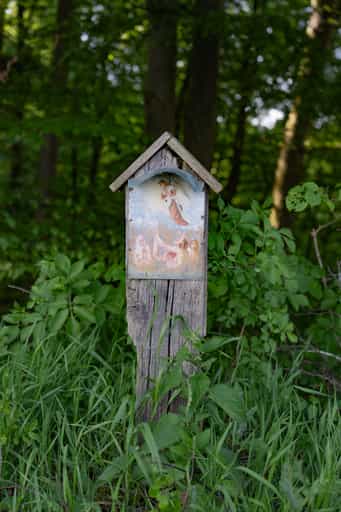 Historischer Bildstock im Grünen bei Friesing, Altötting