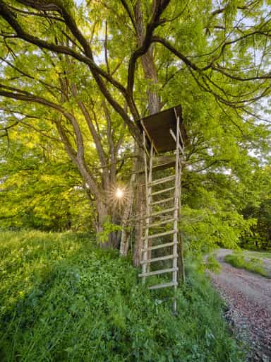 Hochsitz, Reiter, Schächnerhof Waldberger Str.