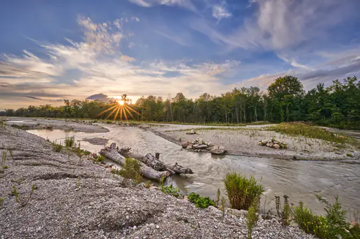 Inn Fischwanderhilfe, Ering, Rottal-Inn, Niederbayern