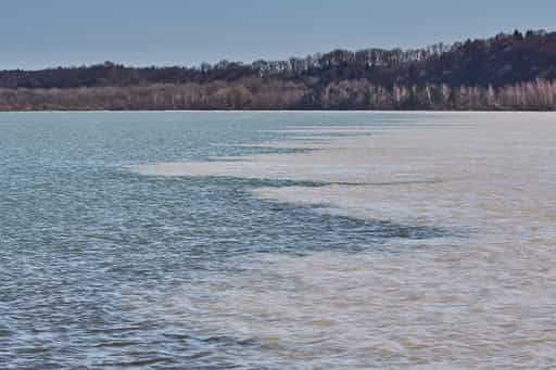 Inn und Salzach am Innspitz Haiming, Altötting, Oberbayern