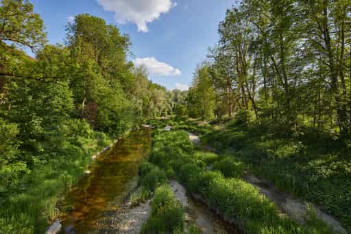 Isen bei Engfurt, Töging am Inn, Oberbayern, Inn-Salzach