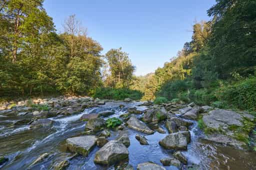 Isen Wasserfall, Steinhöring, Altötting, Oberbayern