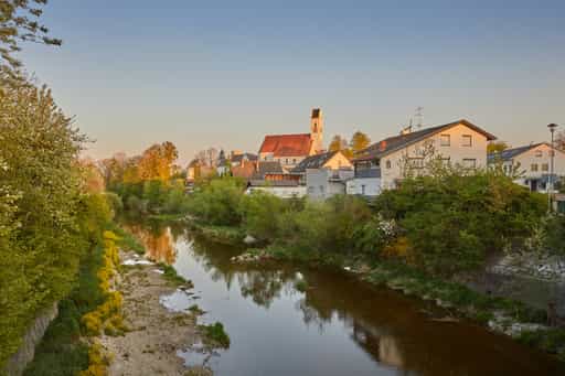 Isenbrücke Winhöring, Altötting, Oberbayern, Inn-Salzach