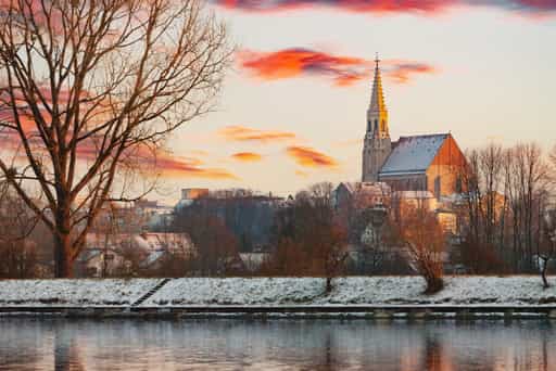Kirche am Inn, Neuötting, Altötting, Oberbayern, Inn-Salzach