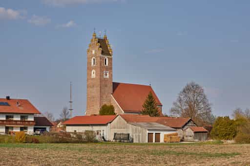 Kirche Landschaft, Oberdietfurt, Rottal-Inn