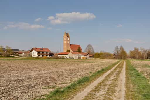 Kirche Landschaft, Oberdietfurt, Rottal-Inn