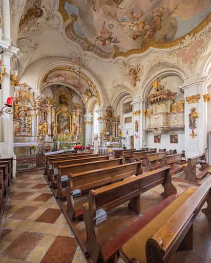 Kirche  Mariä Himmelfahrt Margarethenberg Innenansicht