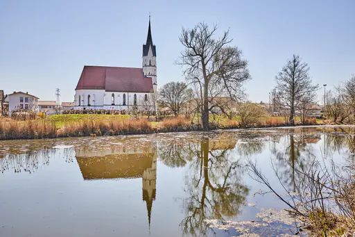 Kirche mt Rott, Unterdietfurt, Rottal-Inn, Niederbayern