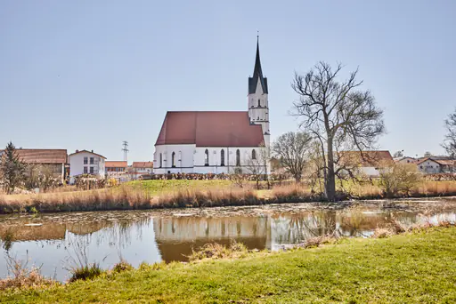 Kirche Ort Rott, Unterdietfurt, Rottal-Inn, Niederbayern