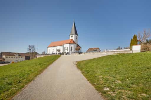 Kirche St. Martin, Geratskirchen, Rottal-Inn, Niederbayern