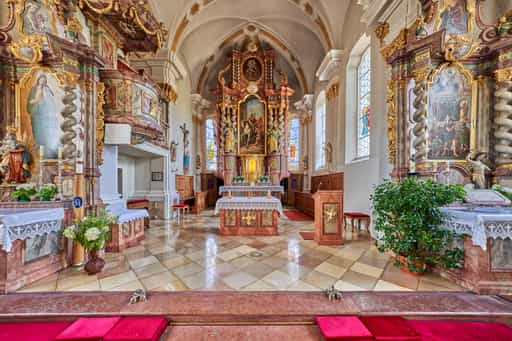 Kirche St. Martin, Niedertaufkirchen, Mühldorf, Oberbayern