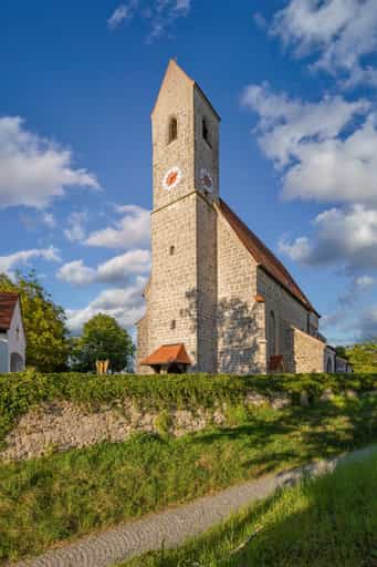 Kirche St. Nikolaus, Hohenwart, Altötting, Oberbayern