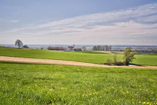 Kirchisen Sankt Pankratius Aussicht, Mettenheim