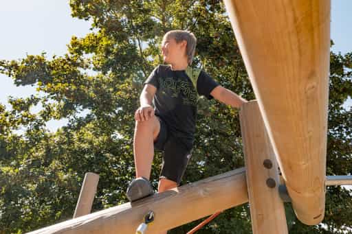 Klettergerüst am Waldsee Lago, Rottal-Inn, Niederbayern