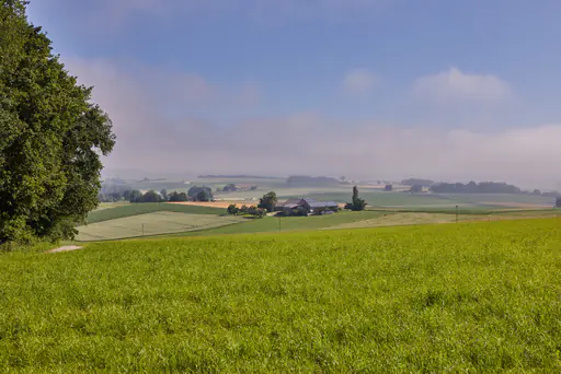 Landschaft Glatzberg Aussicht, Mühldorf am Inn, Oberbayern