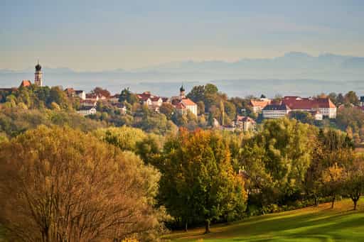Lederbach Golfclub Herbst, Bad Griesbach, Niederbayern