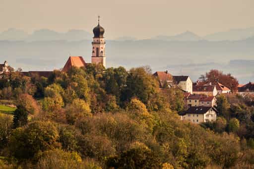 Lederbach Golfclub Herbst nach Bad Griesbach, Niederbayern
