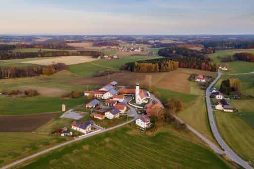 Luftaufnahme, Endlkirchen, Altötting, Oberbayern