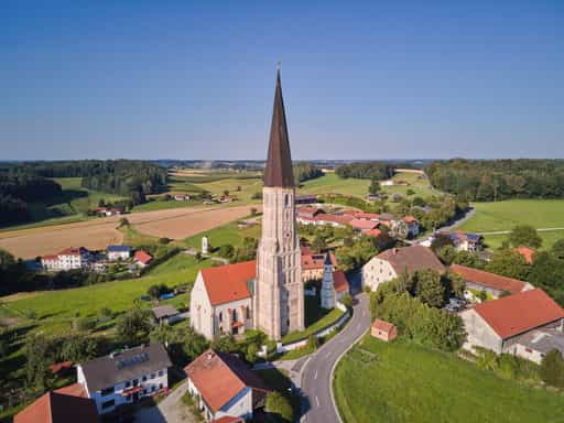 Luftaufnahme Schildthurn, PAN, Niederbayern, Holzland