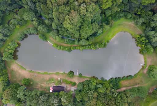 Luftbild Badesee Reischach, Altötting, Oberbayern